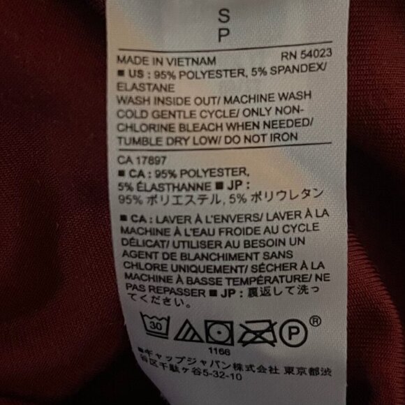 Banana Republic Womens Velvet Top Size S Cutout Whimsigoth Holiday Valentines - Picture 6 of 7